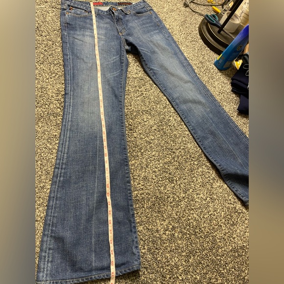 AG Vintage Y2K the Club Low Rise Flare BootCut Sz 31 Made in California - Picture 9 of 10
